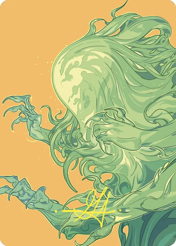 Omnath, Locus Of Mana Art Card (Gold-Stamped Signature) [Commander Masters Art Series] 1
