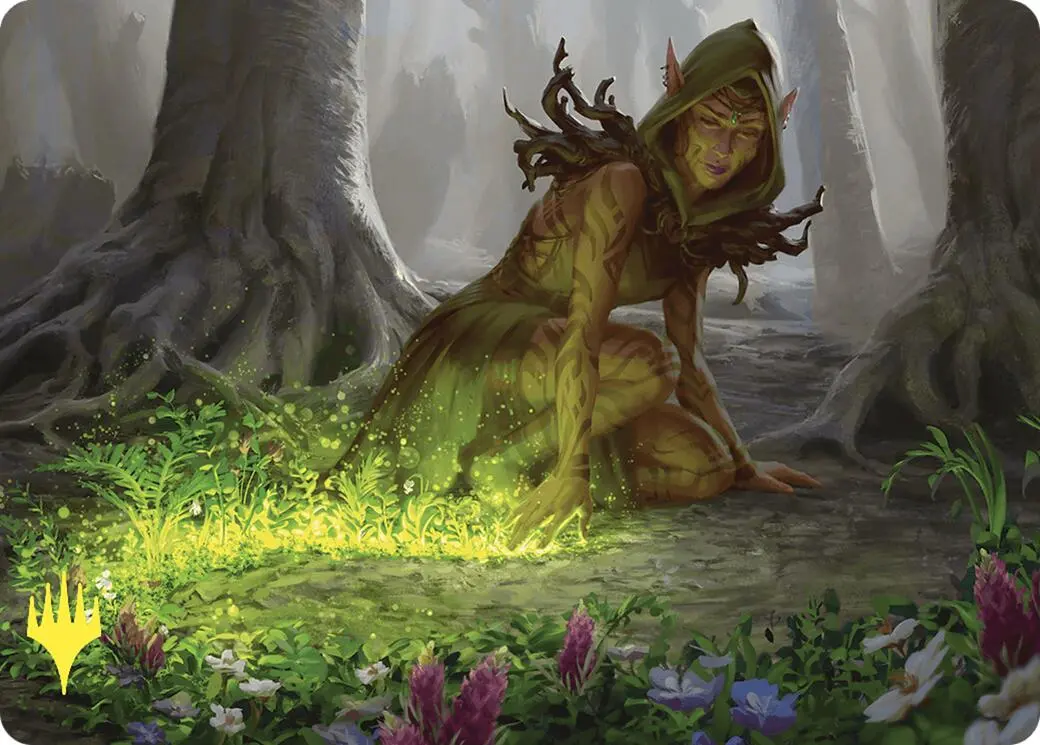 Skyshroud Claim Art Card (Gold-Stamped) [Commander Masters Art Series] 1