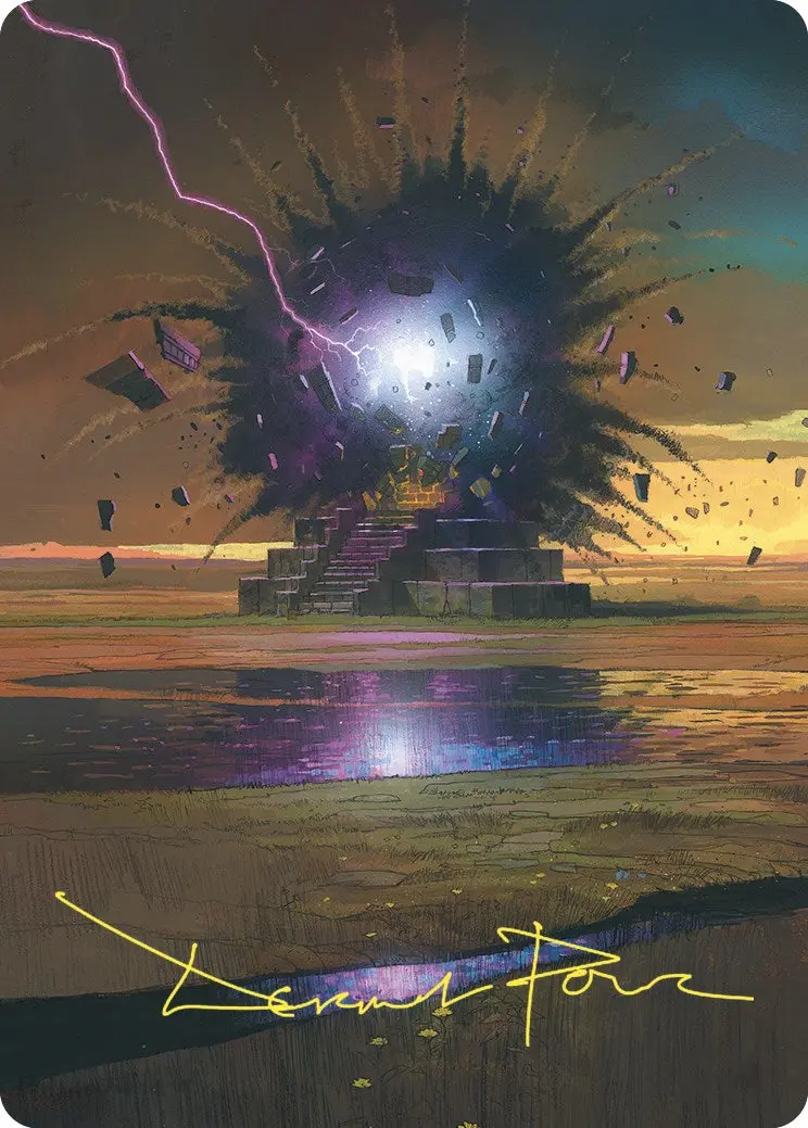Return To Dust Art Card (Gold-Stamped Signature) [Commander Masters Art Series] 1