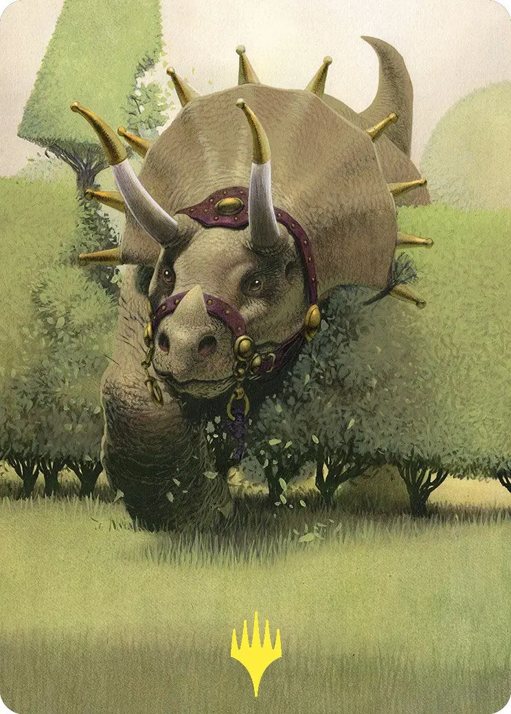 Regal Behemoth Art Card (Gold-Stamped) [Commander Masters Art Series] 1