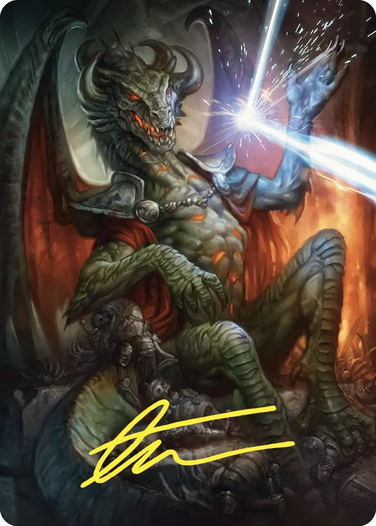 Deflecting Swat Art Card (Gold-Stamped Signature) [Commander Masters Art Series] 1