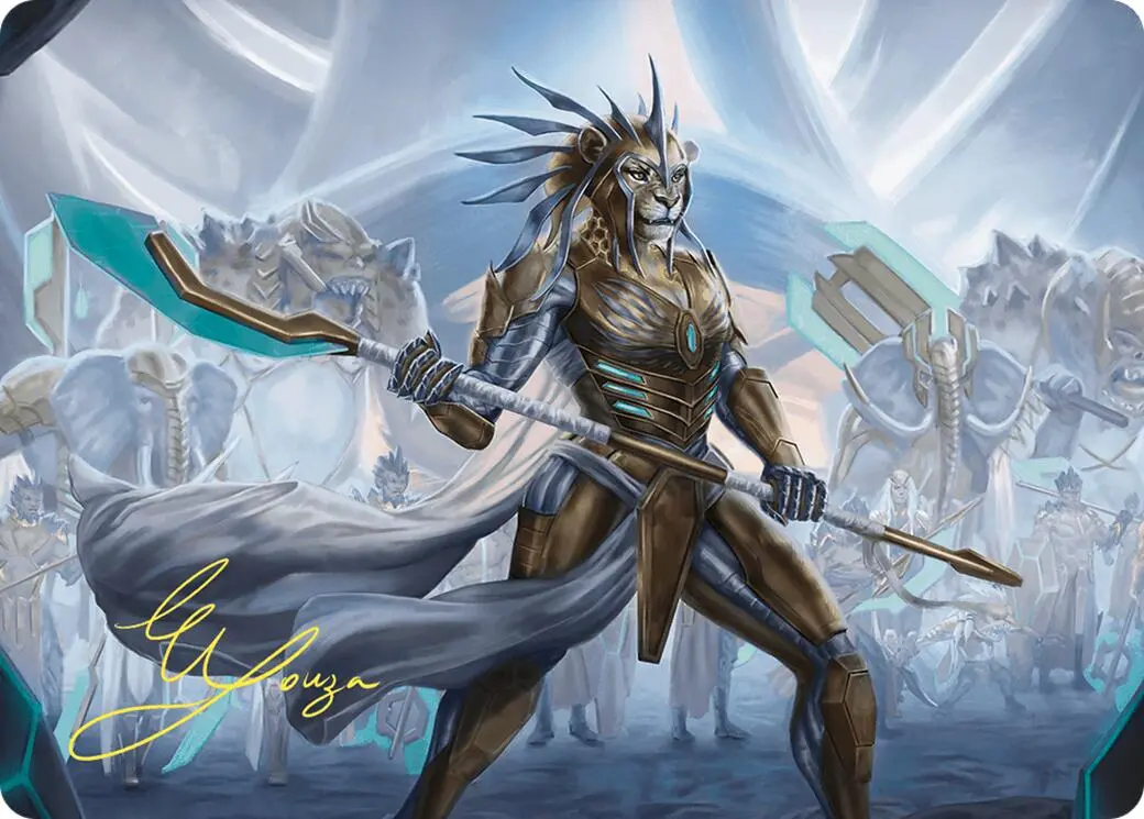 Kemba, Kha Regent Art Card (Gold-Stamped Signature) [Commander Masters Art Series] 1