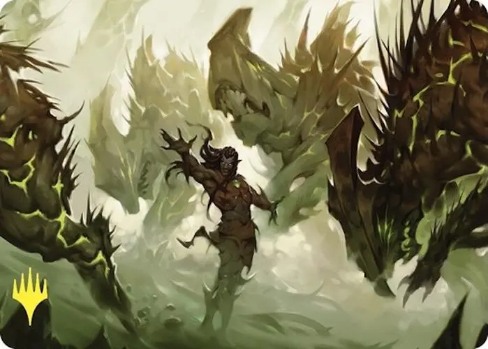 Ezuri's Predation Art Card (Gold-Stamped) [Commander Masters Art Series] 1