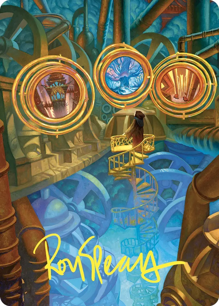 Extraplanar Lens Art Card (Gold-Stamped Signature) [Commander Masters Art Series] 1