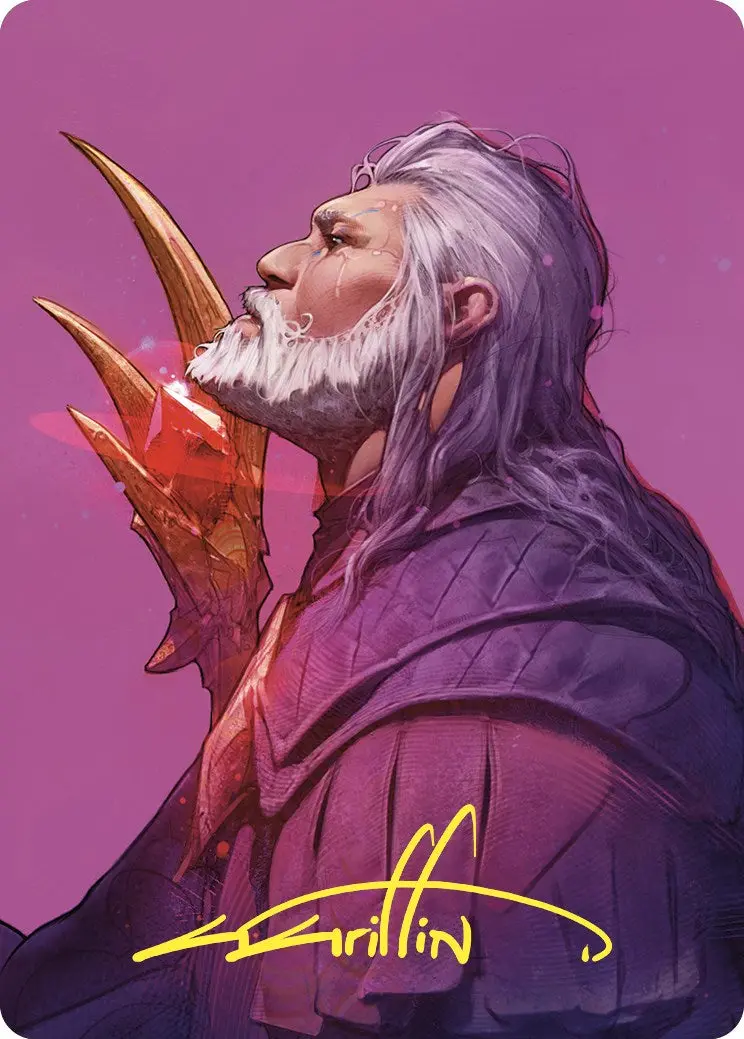 Urza, Lord High Artificer Art Card (Gold-Stamped Signature) [Commander Masters Art Series] 1