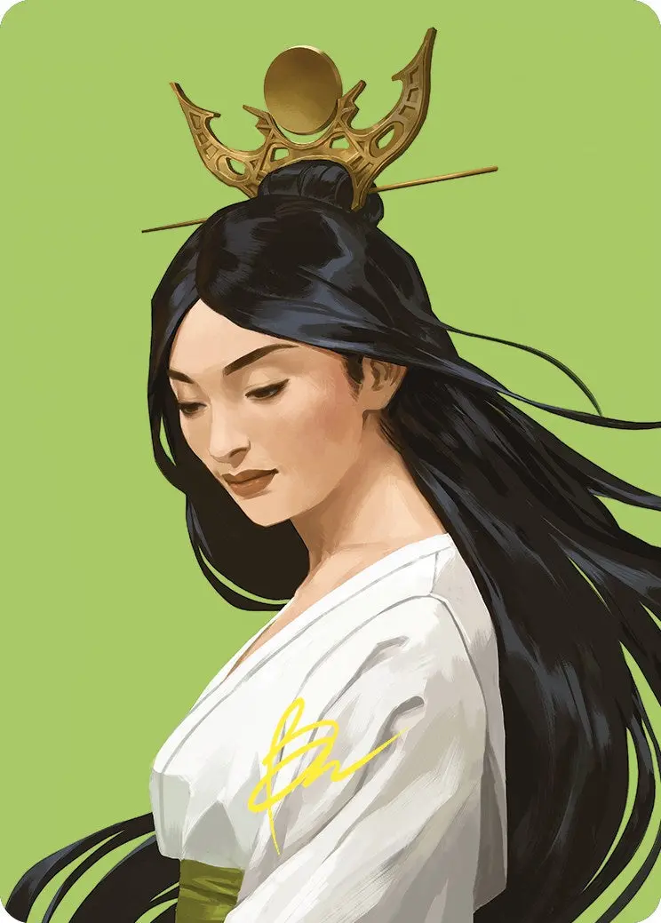 Azusa, Lost But Seeking Art Card (Gold-Stamped Signature) [Commander Masters Art Series] 1