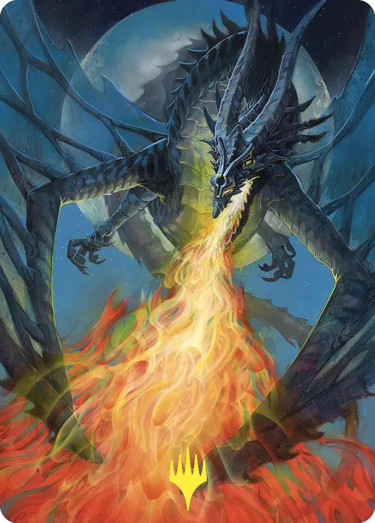 Balefire Dragon Art Card (Gold-Stamped) [Commander Masters Art Series] 1