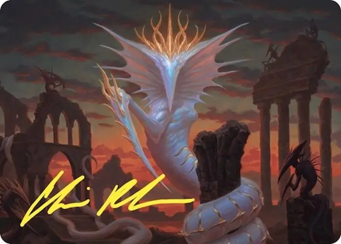 Sliver Gravemother Art Card (Gold-Stamped Signature) [Commander Masters Art Series] 1