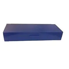 Slide Box, Blue Abs Plastic, 50 Slide Capacity, Hinged 1