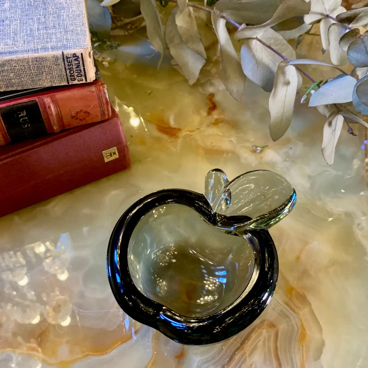 Sweet Apple Shaped Murano Ashtray - Sold 2