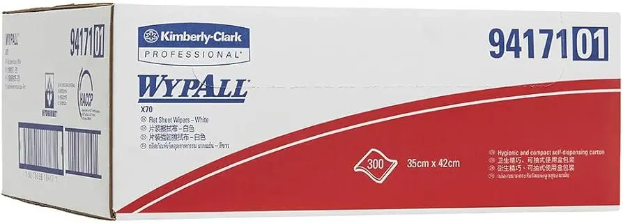Wypall 94171 X70 Manufactured Rags Flatsheet 1