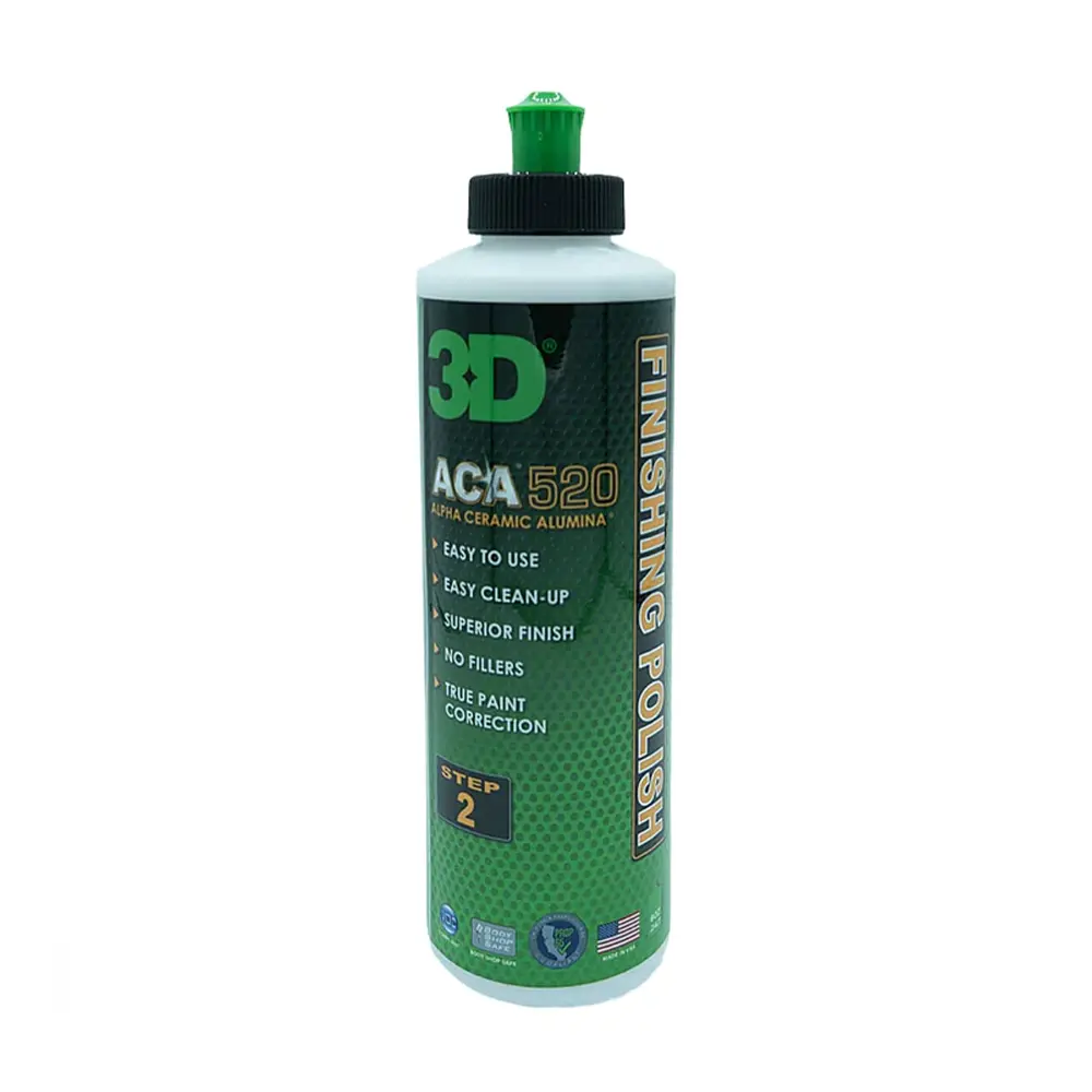 3D Aca 520 Finishing Polish 236Ml Step 2 Hologram & Swirl Remover No Fillers 1
