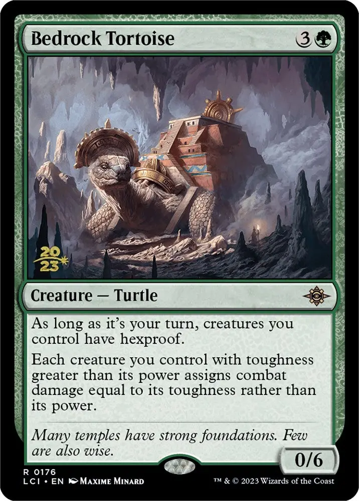 Bedrock Tortoise [The Lost Caverns Of Ixalan Prerelease Cards] 1