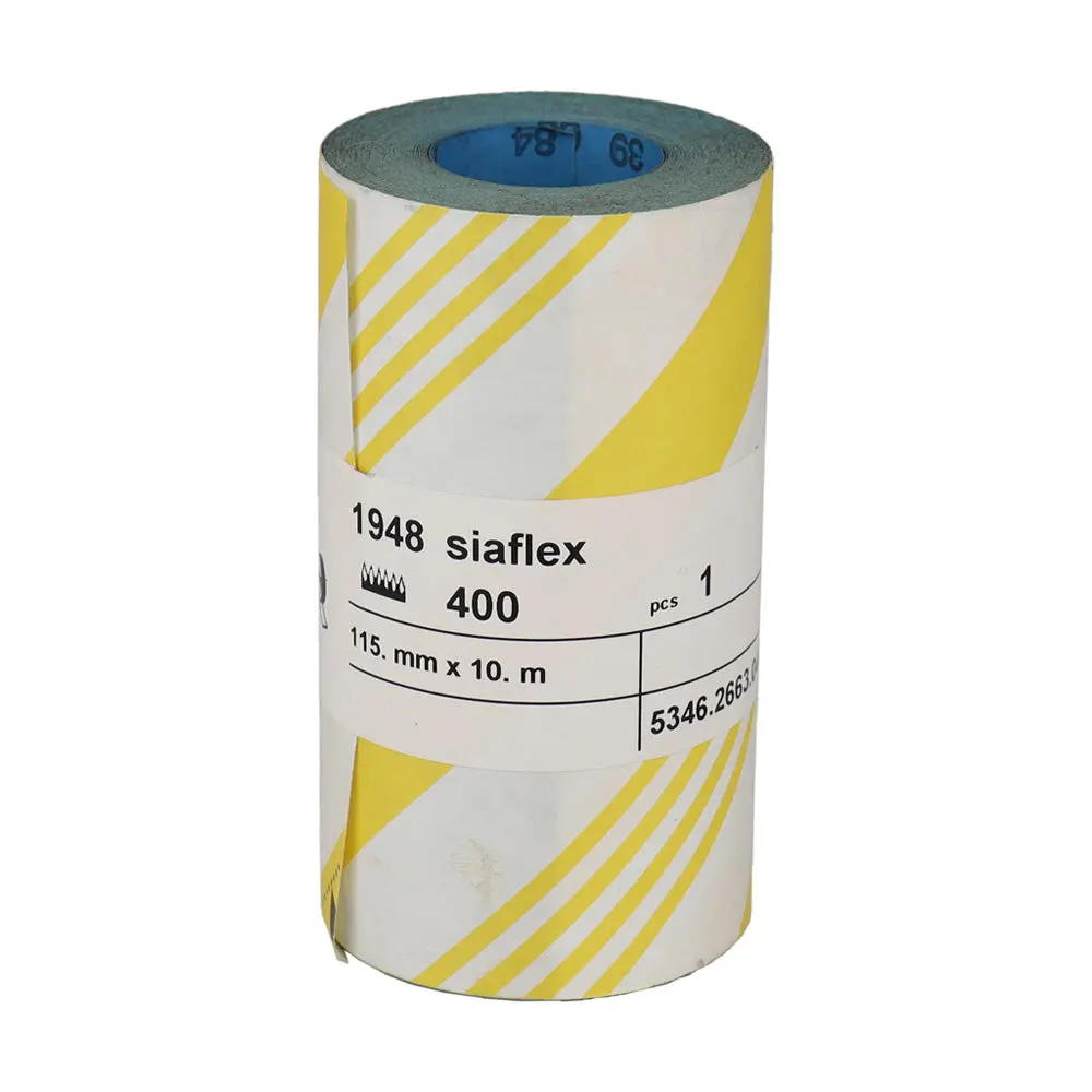 Sia 1948 Siaflex Sandpaper Roll 115Mm X 10M 400 Grit P400 Abrasive Sanding Paper 1
