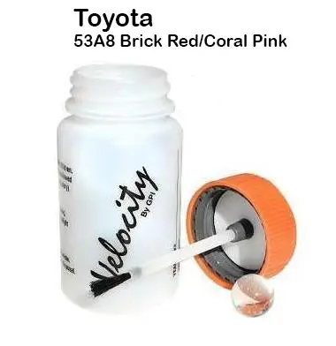 Auto Touch Up Bottle For Toyota 53A8 Brick Red/Coral Pink Paint 50Ml 1