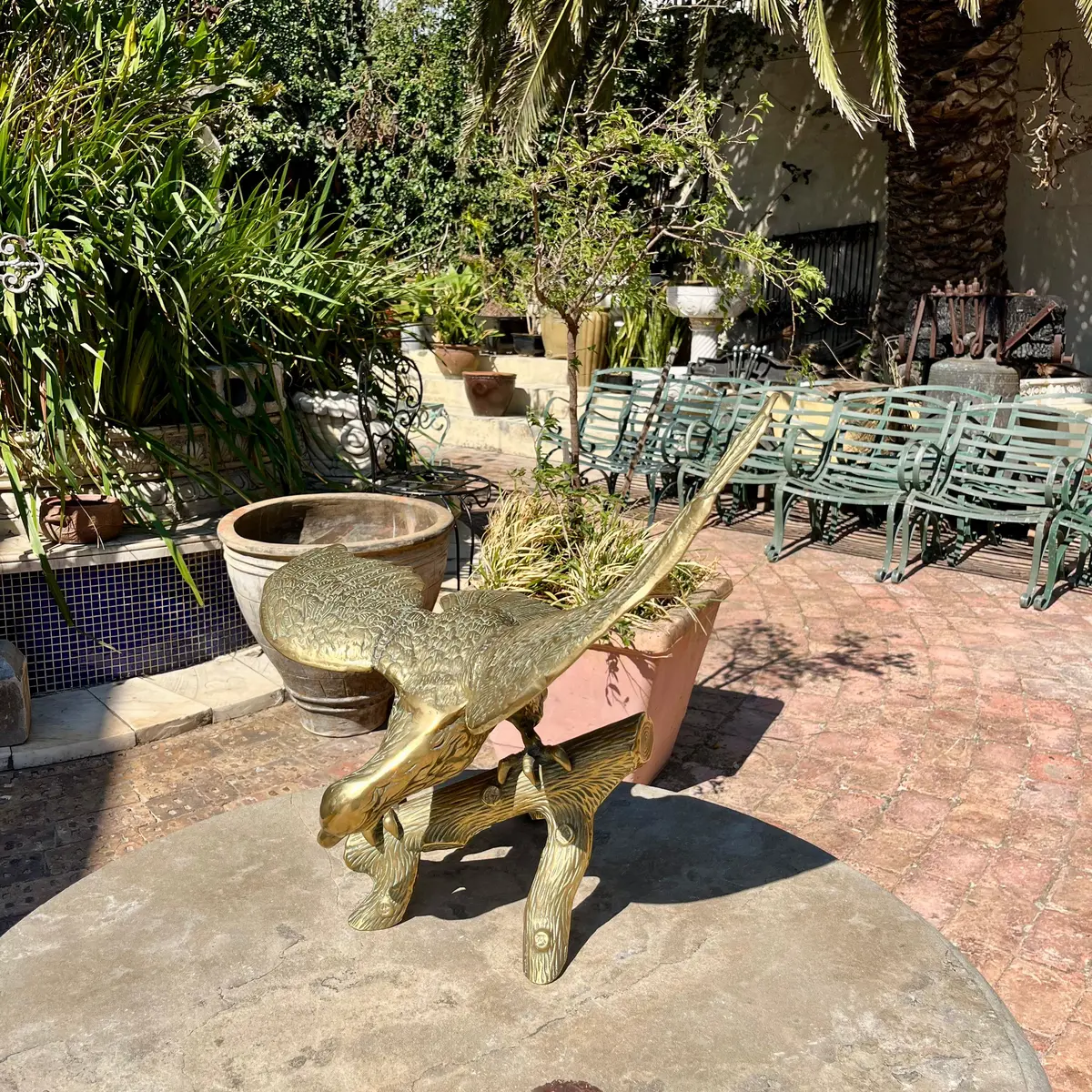 Cast Brass Eagle Sculpture - Sold 1