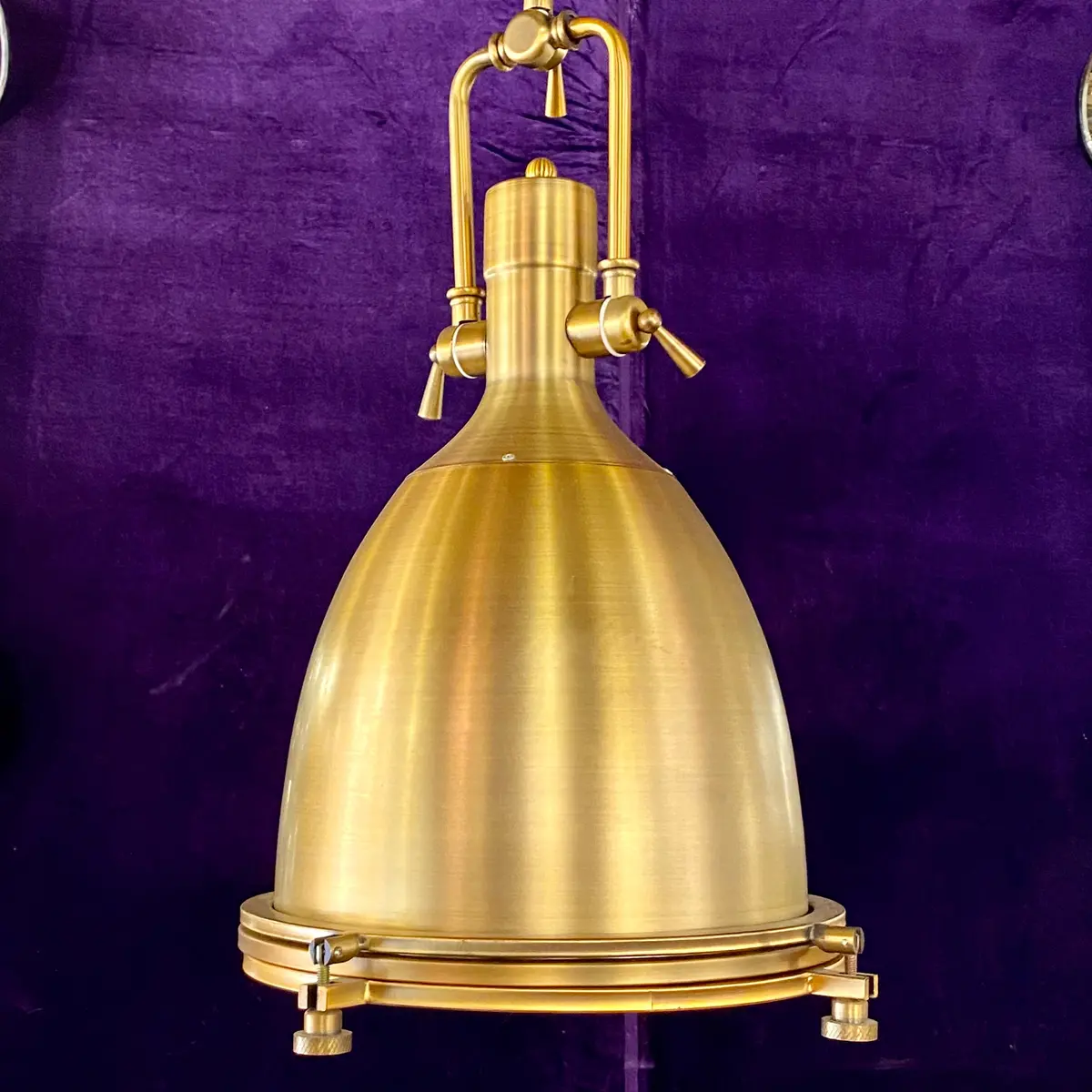 Brushed Brass Contemporary Pendant 1