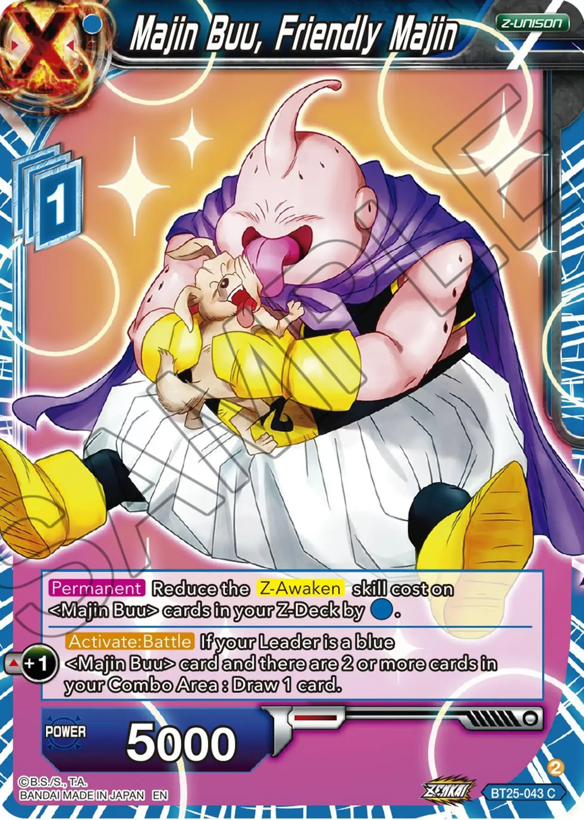 Majin Buu, Friendly Majin (Bt25-043) [Legend Of The Dragon Balls] 1