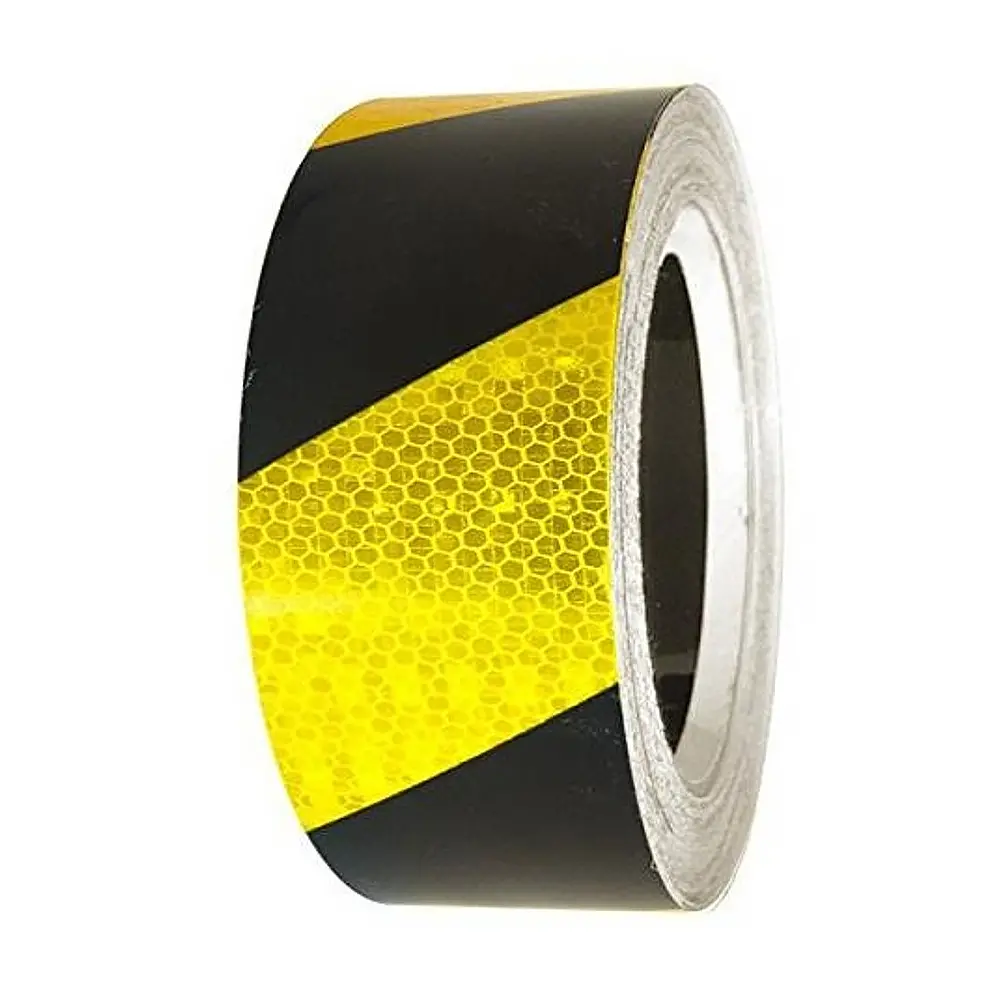 Stylus Class 1 Black And Yellow Reflective Tape 48Mm X 45.7M High Visibility 1