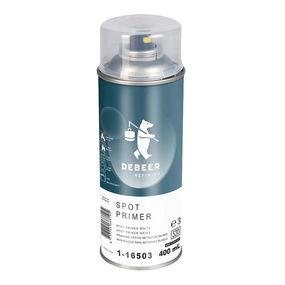 Debeer Automotive 1K Oem Spot Primer Aerosol 400Ml White 1-16503 1