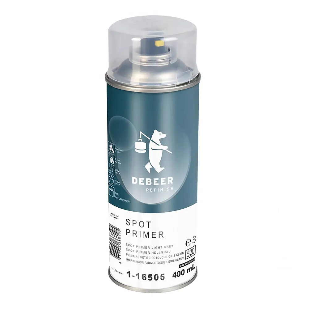 Debeer Automotive 1K Oem Spot Primer Aerosol 400Ml Light Grey 1-16505 1