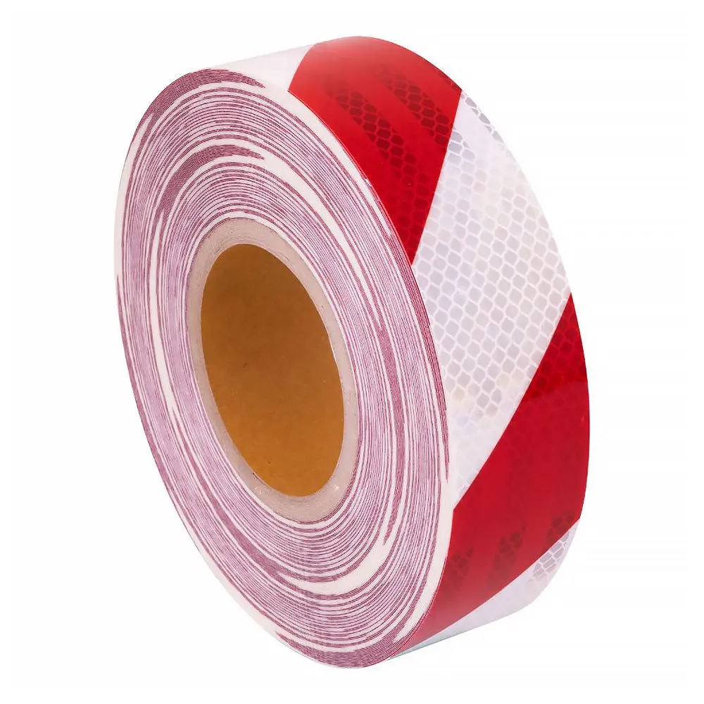 Stylus Class 1 Red And White Reflective Tape 48Mm X 45.7M High Visibility 1