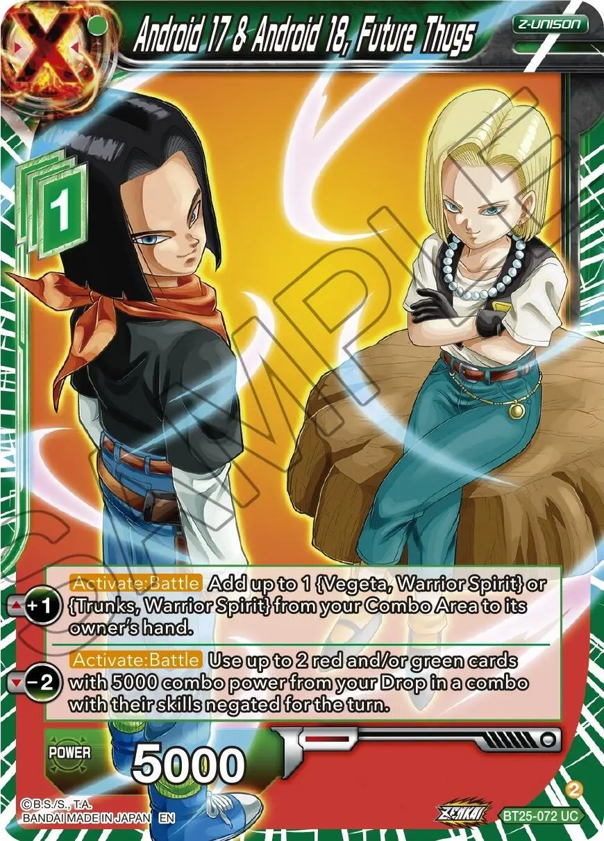 Android 17 & Android 18, Future Thugs (Bt25-072) [Legend Of The Dragon Balls] 1
