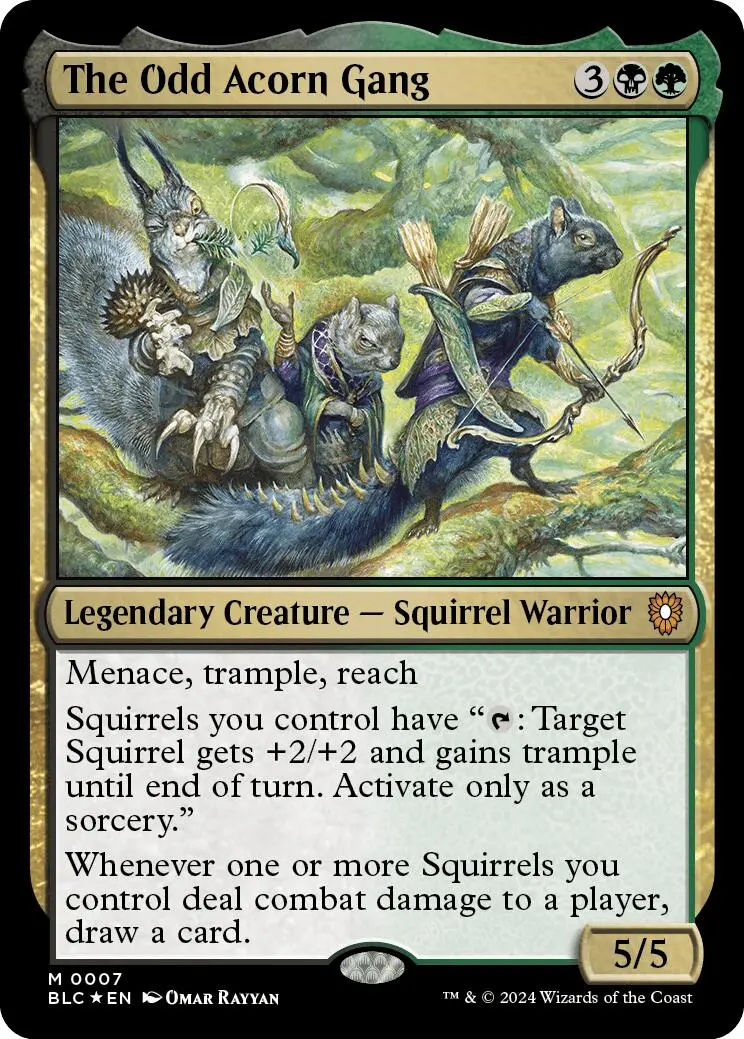 The Odd Acorn Gang [Bloomburrow Commander] 1