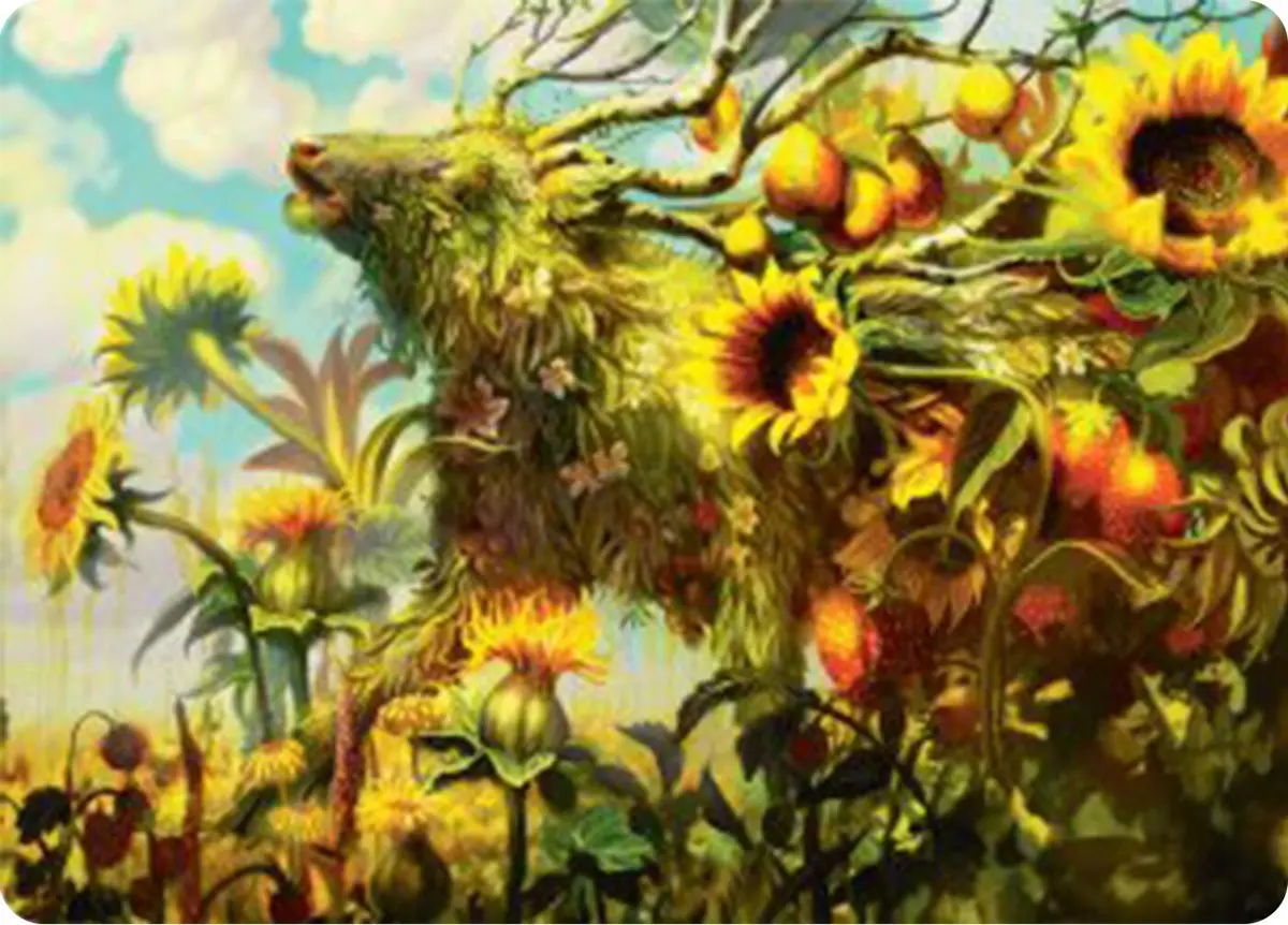 Beza, The Bounding Spring Art Card [Bloomburrow Art Series] 1