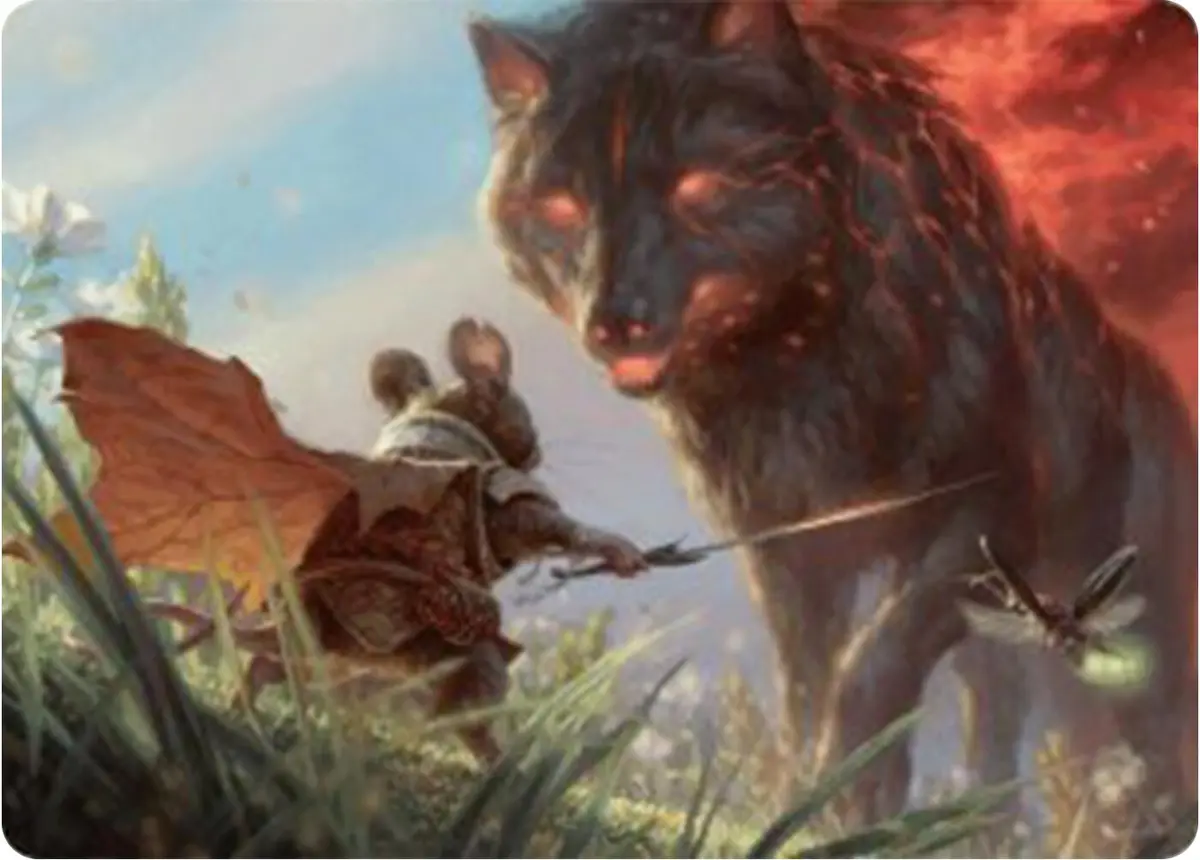 Repel Calamity Art Card [Bloomburrow Art Series] 1