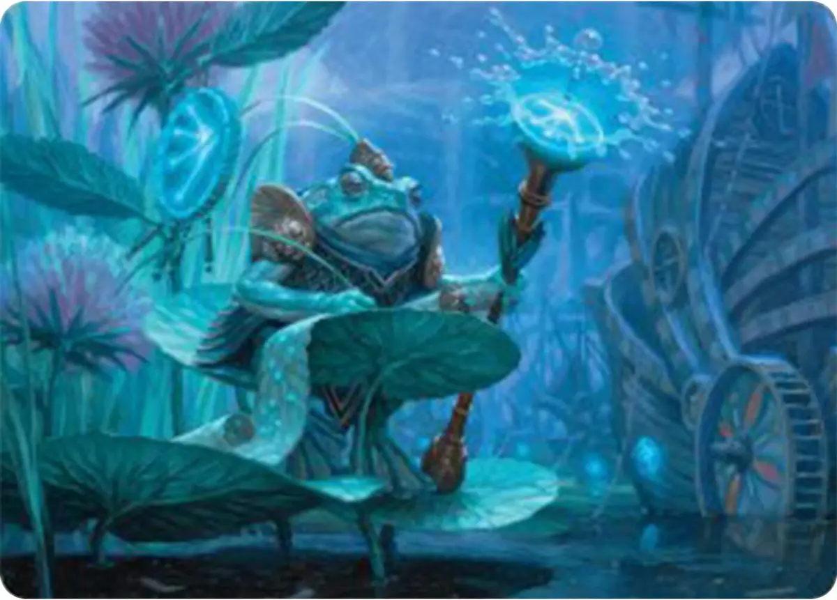 Dour Port-Mage Art Card [Bloomburrow Art Series] 1