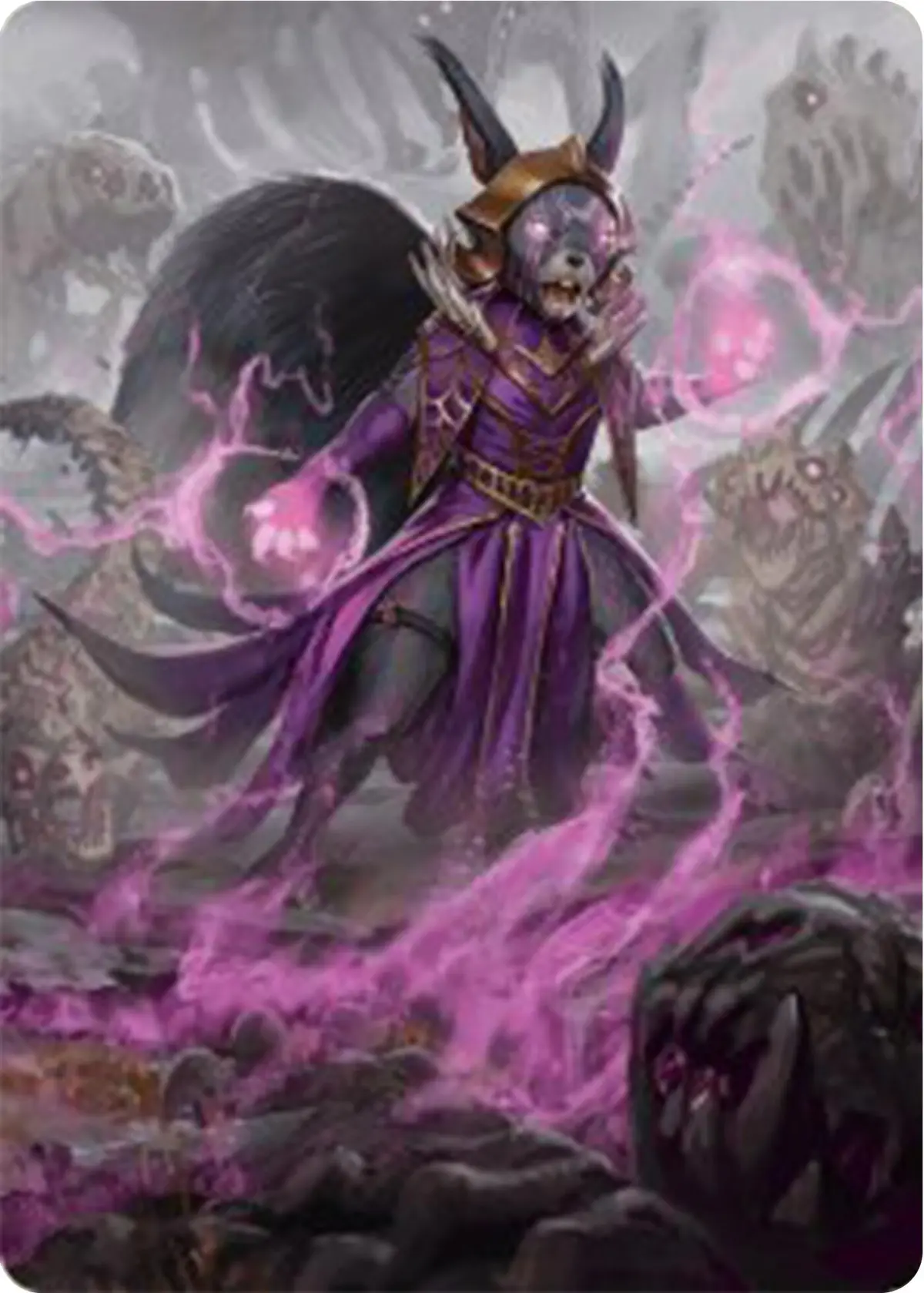 Liliana Of The Dark Realms Art Card [Bloomburrow Art Series] 1
