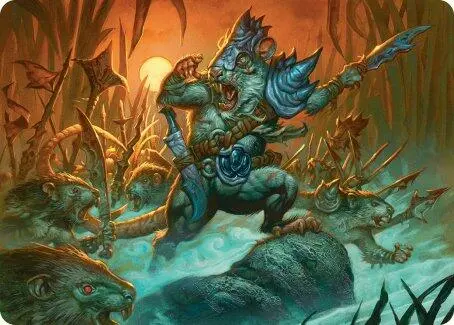 Persistent Marshstalker Art Card [Bloomburrow Art Series] 1