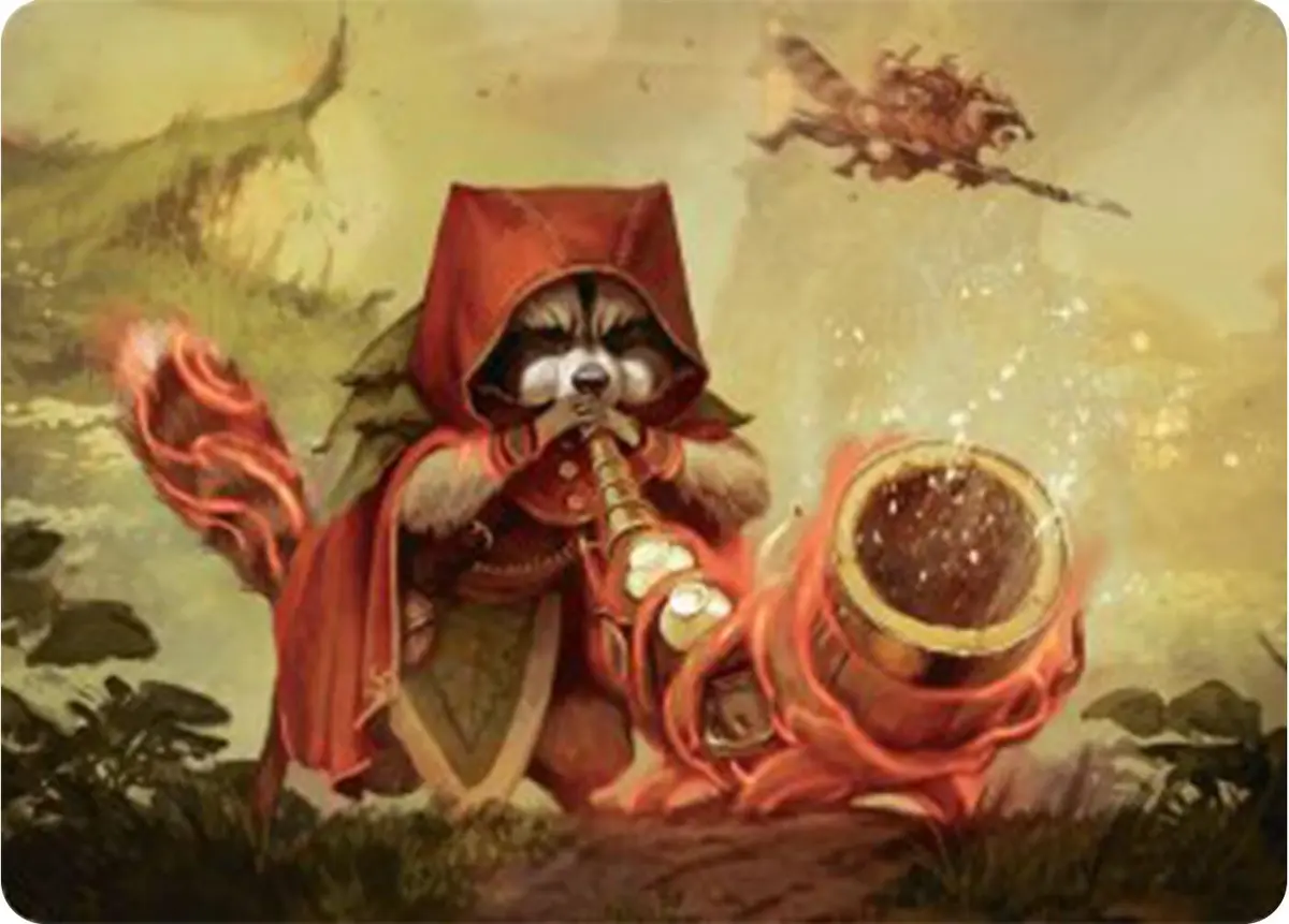 Raccoon Rallier Art Card [Bloomburrow Art Series] 1