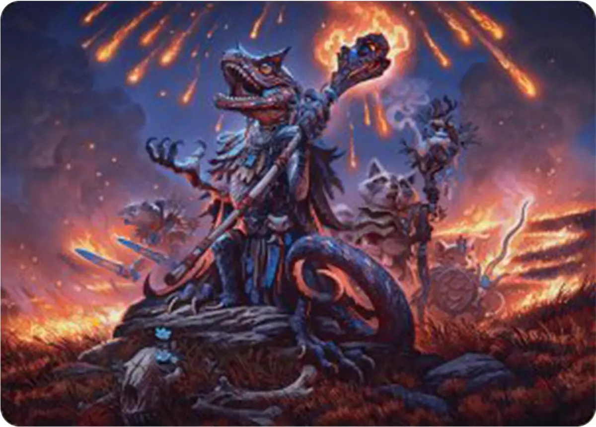 Valley Flamecaller Art Card [Bloomburrow Art Series] 1