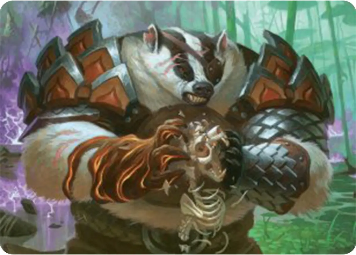 Hugs, Grisly Guardian Art Card [Bloomburrow Art Series] 1