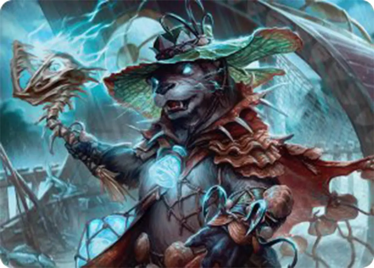 Tempest Angler Art Card [Bloomburrow Art Series] 1