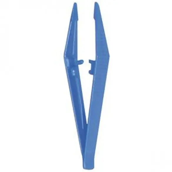 Disposable Plastic Forceps, Straight, Bag Of 100 1