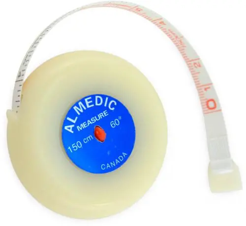 Tape Measure, Retractable, Fiberglass, 150Cm (60") 1