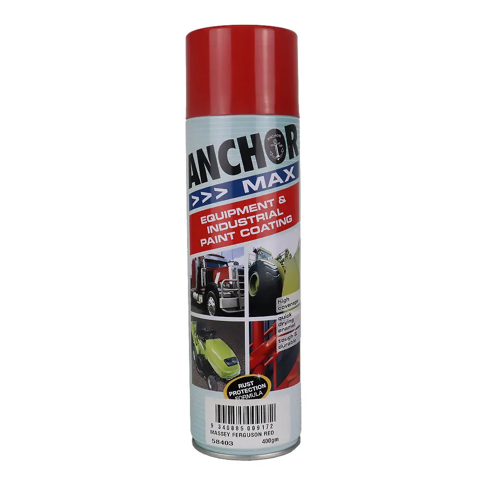 Anchor Max Massey Ferguson Red R14 400Gm Industrial Spray Paint High Coverage 1