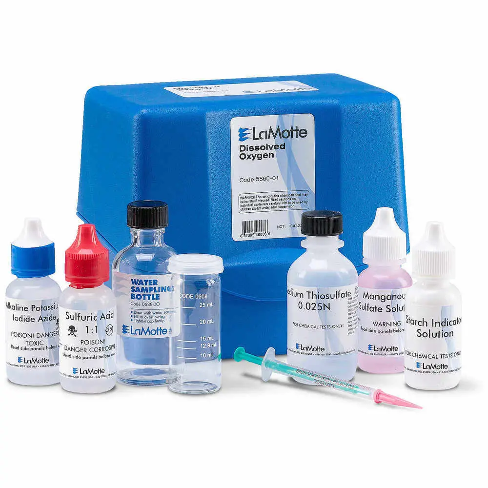 Lamotte Dissolved Oxygen Test Kit - Reagents And Parts 1