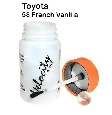 Auto Touch Up Bottle For Toyota 58 French Vanilla Paint 50Ml 1
