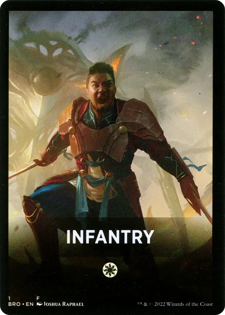 Infantry Theme Card [The Brothers' War Tokens] 1
