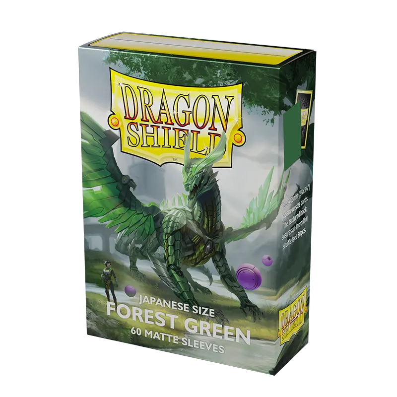 Dragon Shield: Japanese Size 60Ct Sleeves - Forest Green (Matte) 1