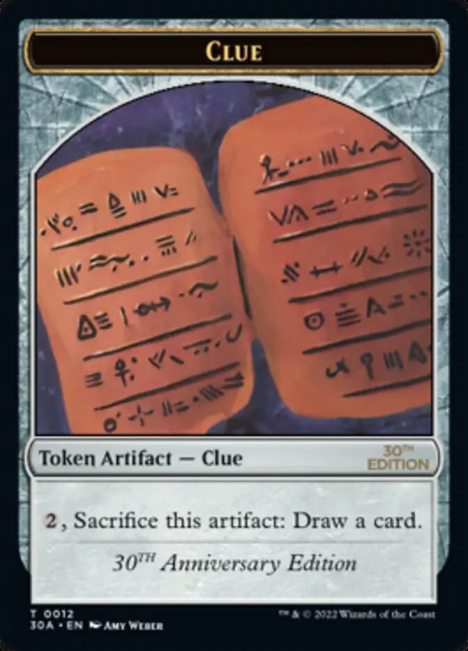 Clue Token (012) [30Th Anniversary Tokens] 1
