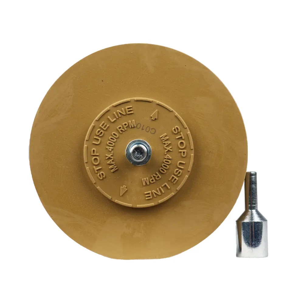 Sar Caramel Erasor Wheel 4" With Drill Arbour 1