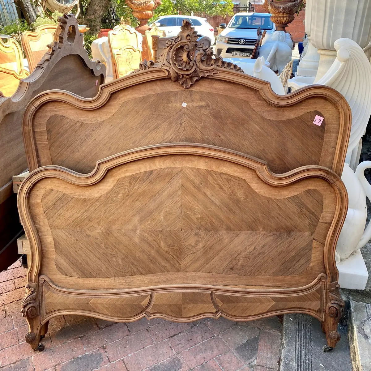 Antique Walnut Bed Set - Double - Sold 1