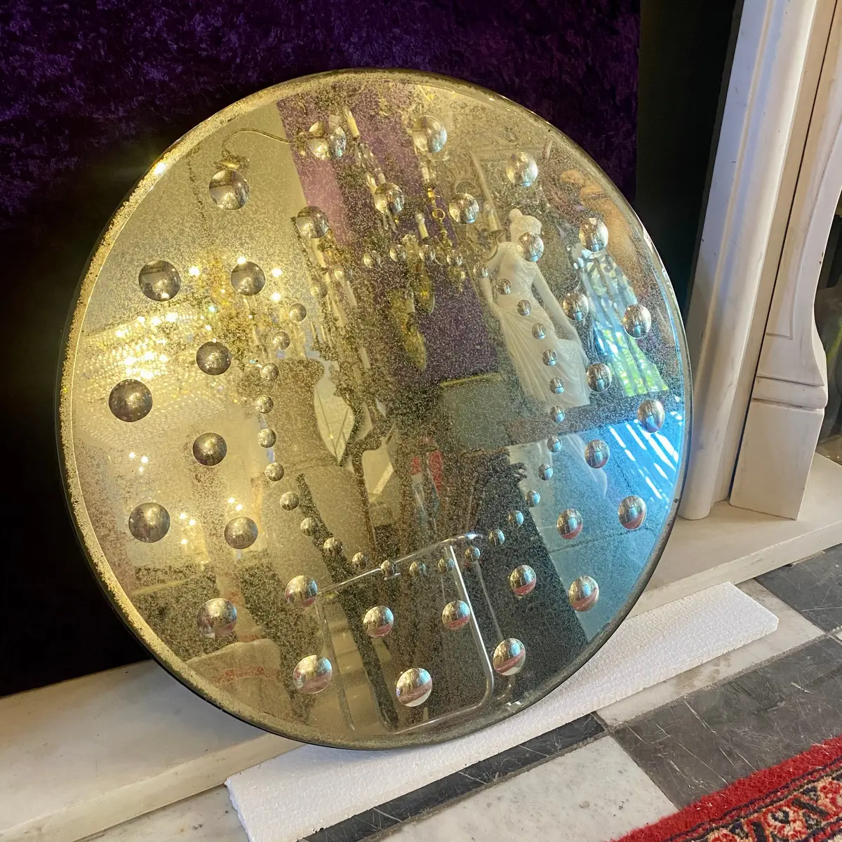 Aged Bubble Mirror - Sold 1