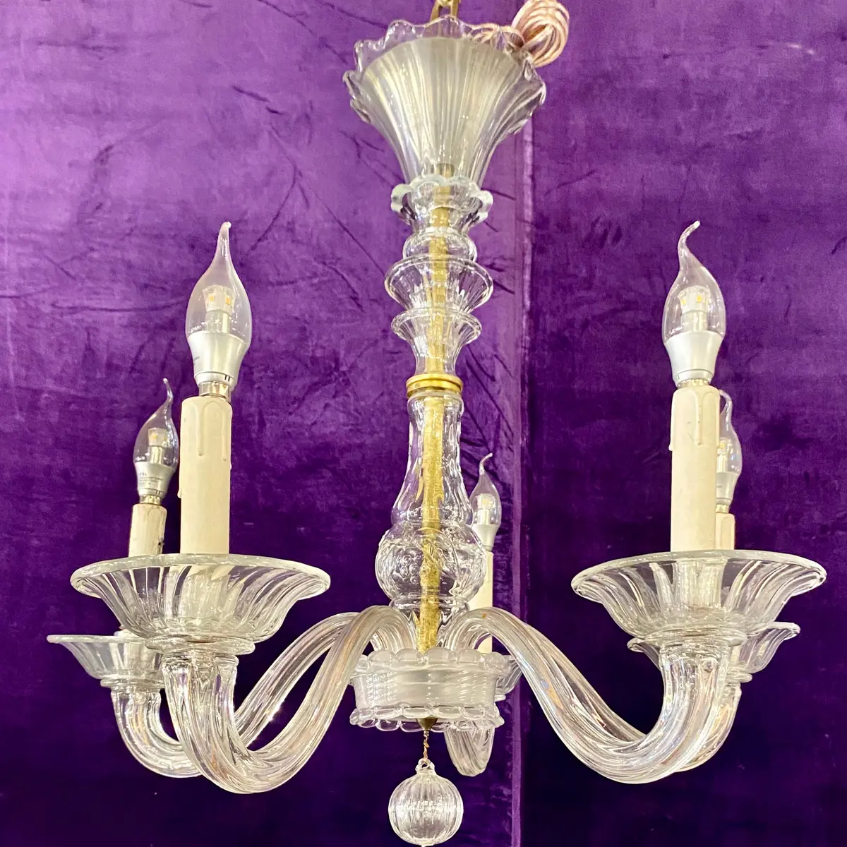 Delightful Vintage Murano Chandelier 1