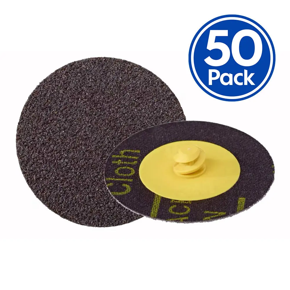 3M 361F Roloc Sanding Abrasive Disc P120 Grit 50Mm 2" X 50 Pack Discs 1
